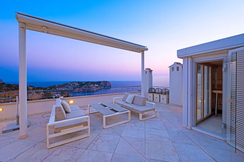 Penthouse in Port Andratx - Sunny terrace with sea views — photo 3