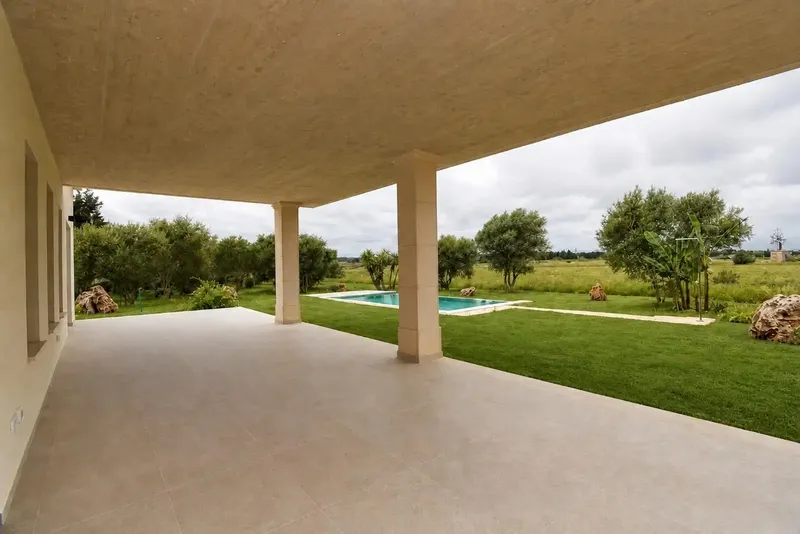 Newly built rustic finca with pool, own well and views of the Serra de Tramuntana in Muro — photo 4
