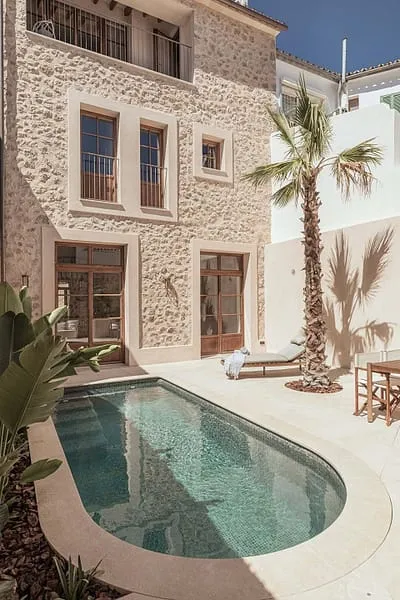 Restored historic townhouse with a pool in Bunyola — photo 1