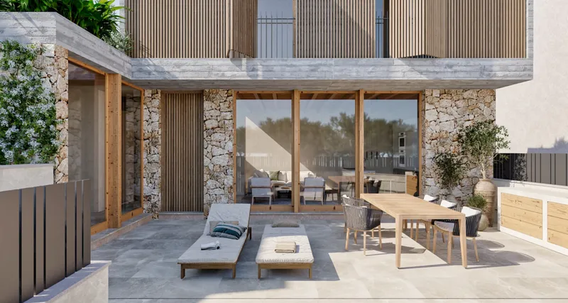 Supermodern Palma design townhouse with pool near Santa Catalina — photo 10