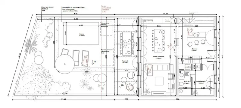 A unique townhouse project with building permit in Pere Garau, Palma — photo 6