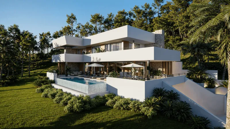 Stunning modern villa with panoramic views in Sa Font Seca — photo 2