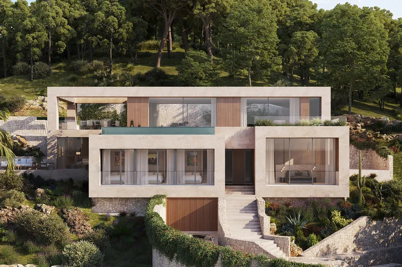 Sea-view designer villa with top equipment — photo 1