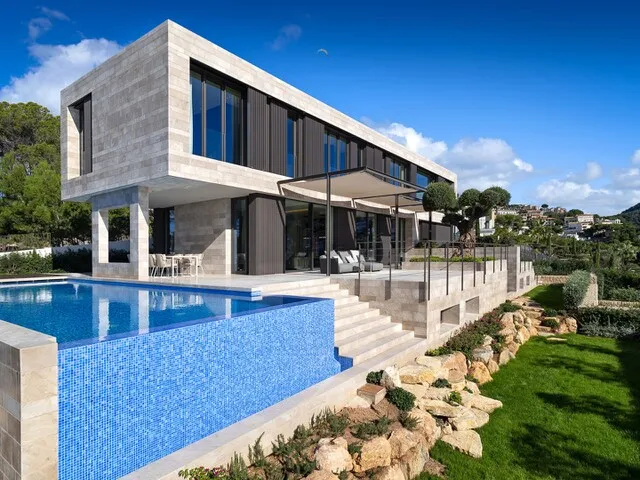 Modern villa with panoramic sea views for sale in Port d'Andratx, southwest Mallorca — photo 3