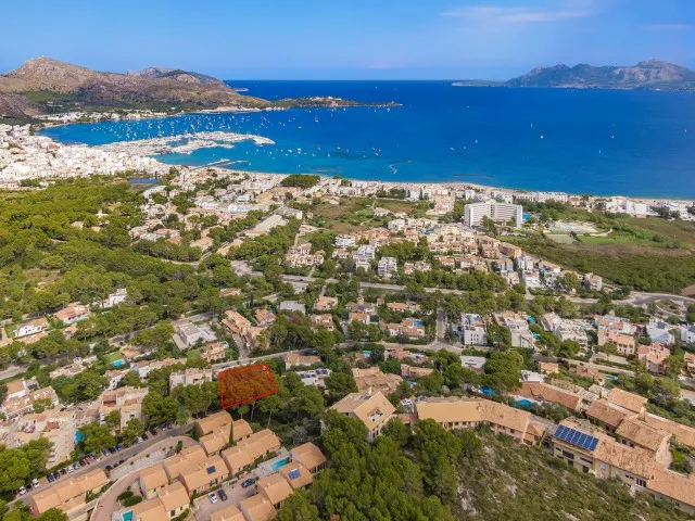 Unmissable sea view plot with project for sale in Puerto Pollensa, Mallorca — photo 5
