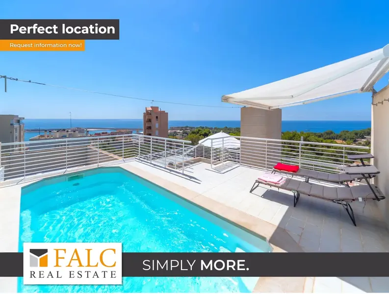This exclusive penthouse is located in Bonanova, one of the most prestigious areas of Palma, known for its tranquility, beauty and proximity — photo 1