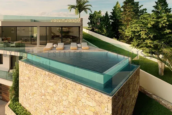 Modern new build villa with sea views in Costa den Blanes in the southwest of Mallorca — photo 4