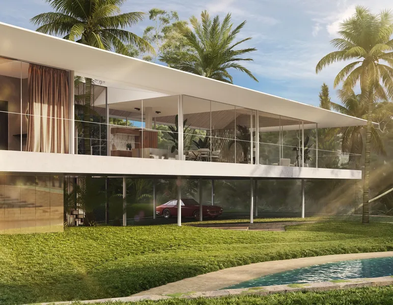 Large plot with approved building project in Son Vida — photo 1