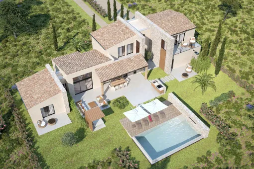 Campos: Modern, spacious exclusive building plot with approved project in a quiet top location between Llucmajor and Campos — photo 5