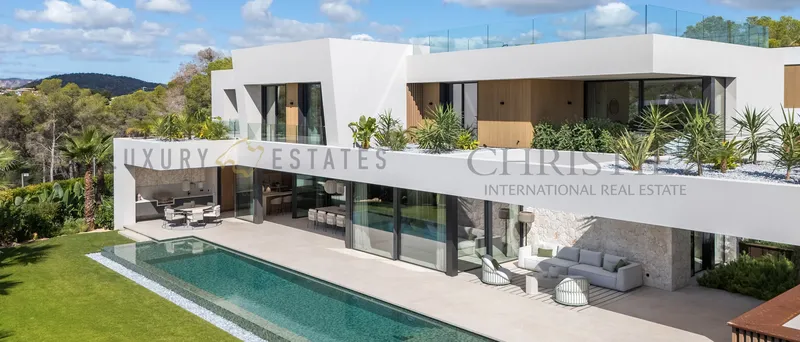 Modern designer villa in Cala Vinyas within walking distance of Cala Cap Falcó — photo 1
