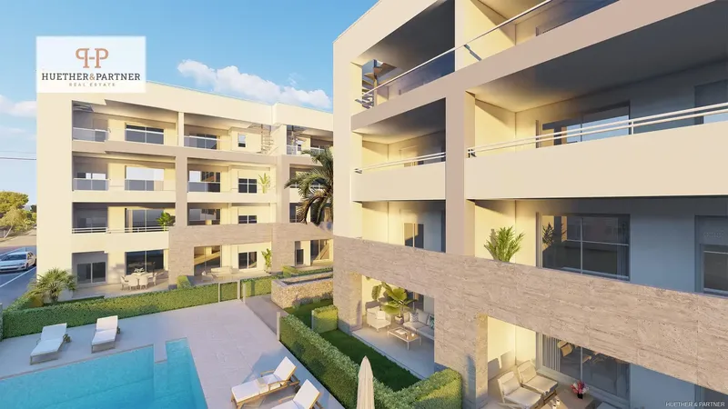 Building 1: 2nd floor with 20.30 m² terrace and 2 bedrooms: (example apartment 1-2-3) — photo 3