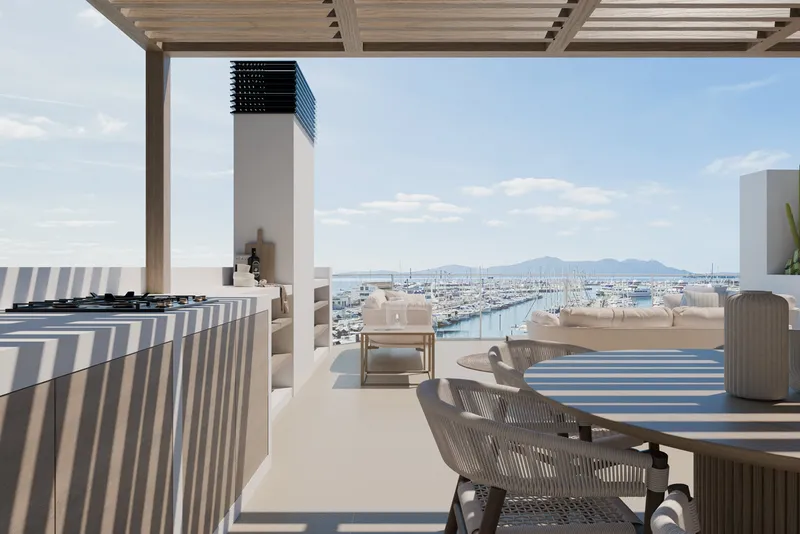 Penthouse in Puerto Pollenca - Dreamlike rooftop terrace with impressive sea views — photo 2