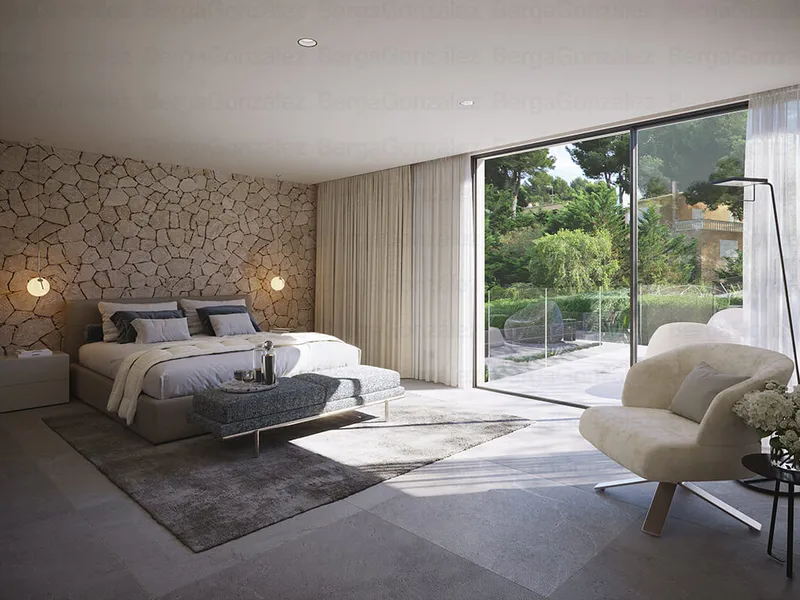 New modern villa under construction in Santa Ponsa Mas — photo 7