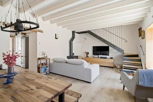 Bunyola, Renovated village house with a pool and panoramic views of Bunyola — photo 4