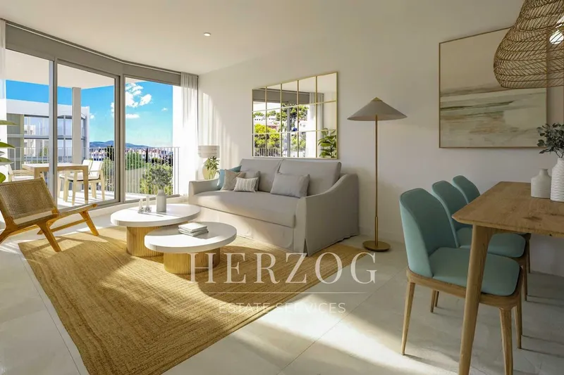 Modern new-build apartment with garden, pool, gym and underground parking – close to the beach 2 bedrooms — photo 1