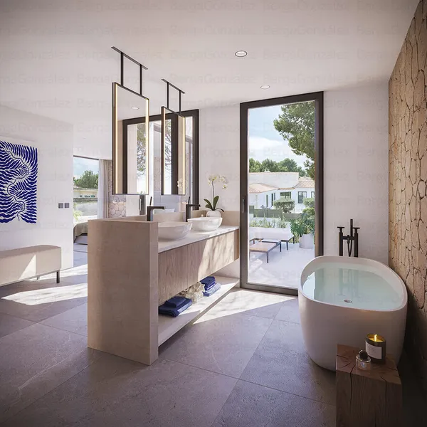 New modern villa under construction in Santa Ponsa Mas — photo 6