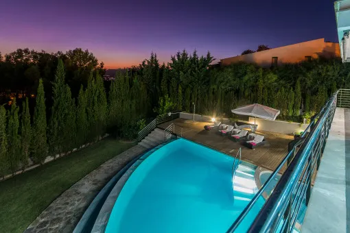 Puerto Alcudia, impressive chalet with holiday rental license in the luxurious Cielo de Bonaire neighborhood — photo 2