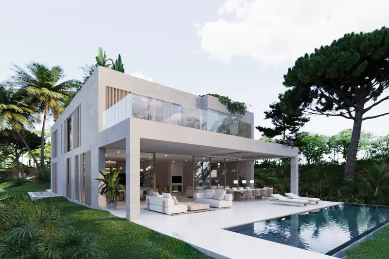 Luxury New Build Sea View Villa for Sale By Bendinat Royal Golf Course — photo 1