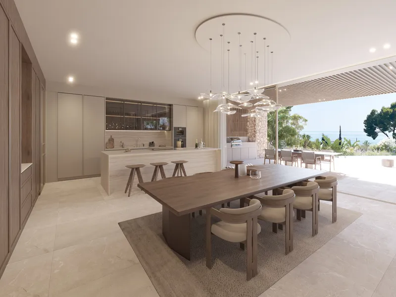 Newly built villa with sea views, pool and luxury design in Costa d'en Blanes — photo 9
