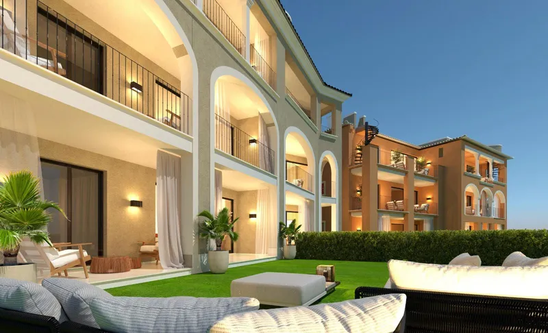 New build apartments in Portocolom with pool and parking — photo 1