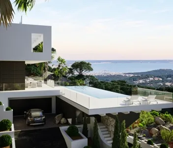 New construction sea view villa in Son Vida — photo 1