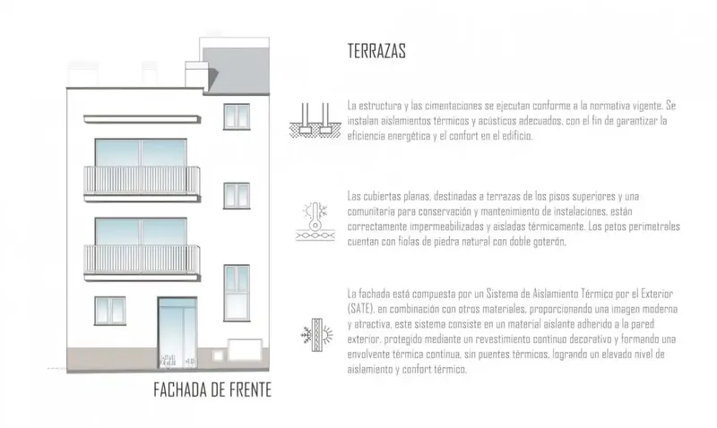Ground floor apartment to be built, 2 bedrooms for sale, with entry date in May/June 2026. Located in Son Fort, Palma de — photo 3