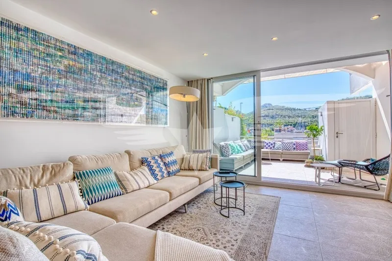 Port Andratx I Chic apartment with harbor views and pool — photo 4