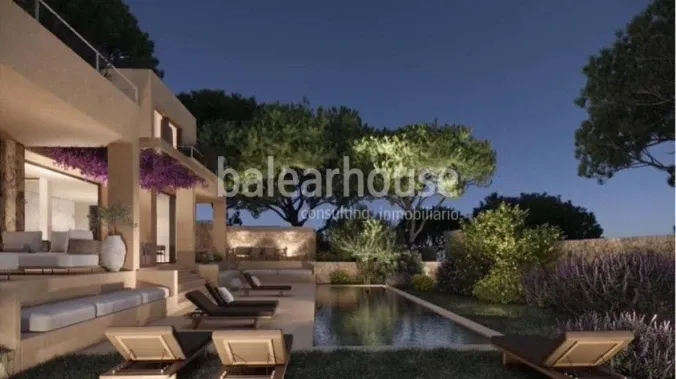 Great design villa project with high qualities next to a beautiful cove in Bendinat — photo 1