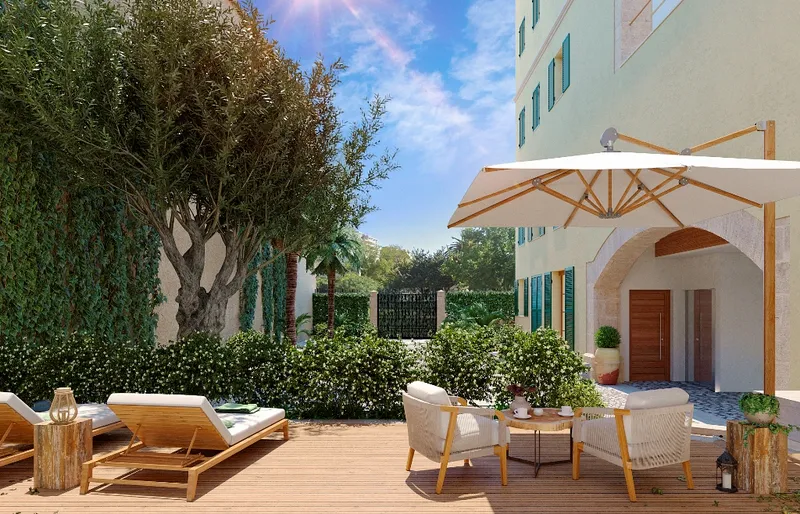 Stunning luxury ground-floor flat, 2 bedrooms, 2 bathrooms, terrace, Calatrava, Palma — photo 5