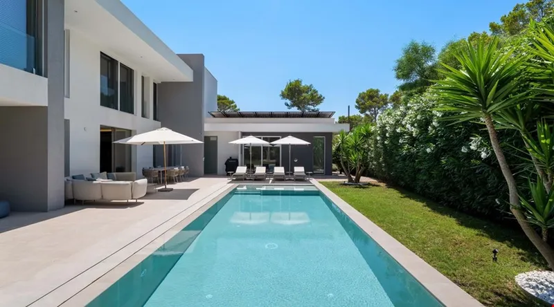 Spacious contemporary villa with private pool and gardens for sale in Santa Ponsa — photo 11