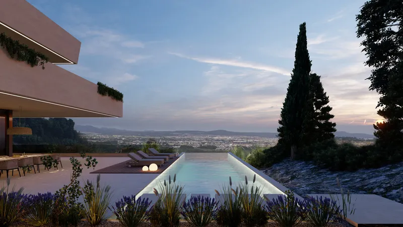 Plot in Son Vida with project for luxury chalet! - Marcel Remus Real Estate — photo 1