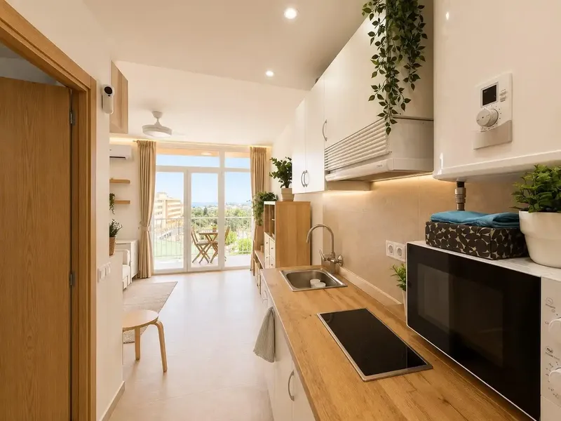 INMOPROPIEDAD presenta este atractivo apartamento en Calas de Mallorca, completamente reformado y listo para entrar a vivir, situado en un e — photo 3