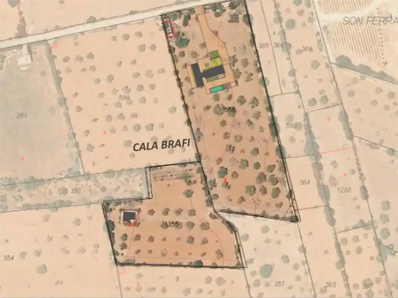 Promocion cerca de CALA BRAFI situado en una finca rustica cerca del mar y de los pueblos S´horta y Santanyi con vistas al mar en la primera — photo 12