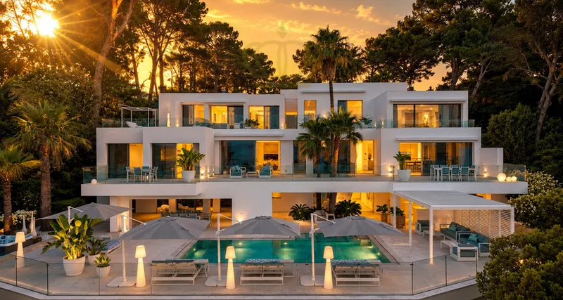 Beautiful new build villa in Mallorca Cala Vinyas - first sea line — photo 1