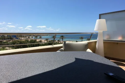Molinar, high-quality penthouse apartment with sea views and communal pool close to the beach in Molinar — photo 6