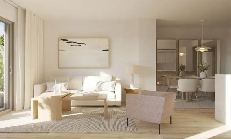 New modern apartment with private garden in a prestigious new development in Palmanova — photo 9