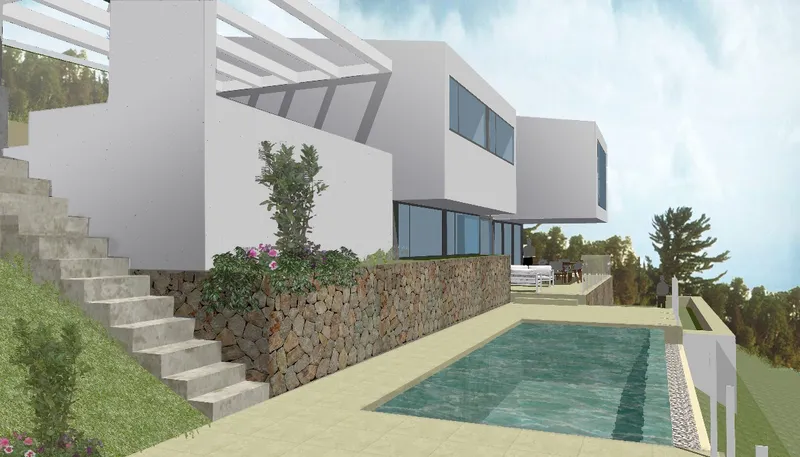 Modern villa for sale in a quiet residential area of Bunyola, only a few minutes distance from Palma de Mallorca — photo 2