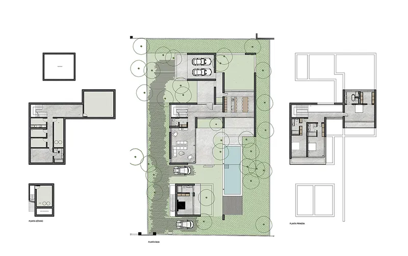 Investment plot with project for 3 luxury villas in Santa Ponsa Mas — photo 12