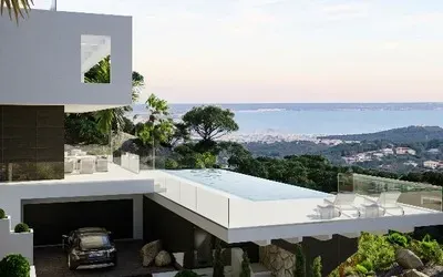 Exclusive, modern villa under construction in the prestigious area of Son Vida in Palma de Mallorca — photo 1