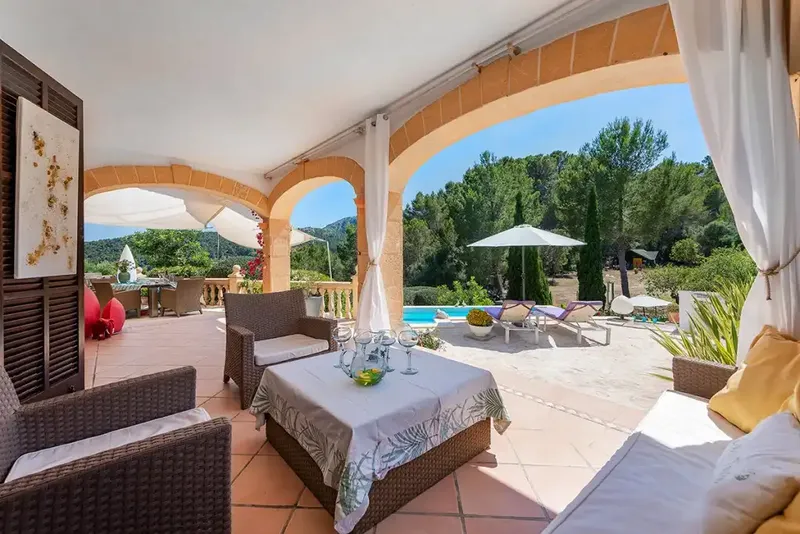 Fantastic country property, built in 2000, elevated position between charming S'Arracó and the picturesque coastal village of San Telm — photo 2