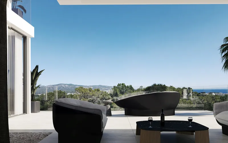 Newly built luxury villa with sea views in Cala Vinyes — photo 2
