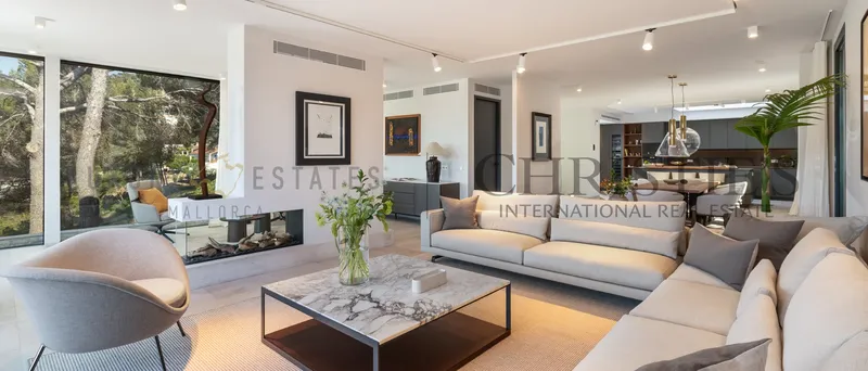 Modern newly built villa in Port Andratx town center location with views of the harbour — photo 7