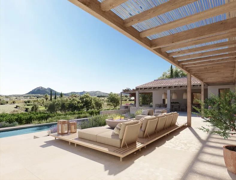 Ideal for country lovers country property for sale in Pollença with mountain view and swimming pool — photo 3