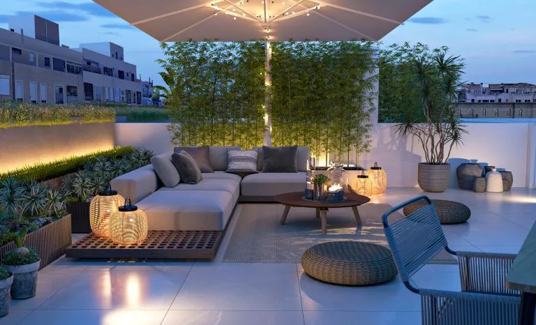 Penthouse in Palma - Wonderful rooftop terrace with views over the city — photo 10