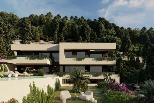Son Vida, construction project with beautiful plot, sea views and views of Palma in Son Vida — photo 5