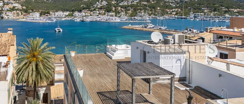 Penthouse in Port Andratx with large roof terrace and harbor view — photo 1