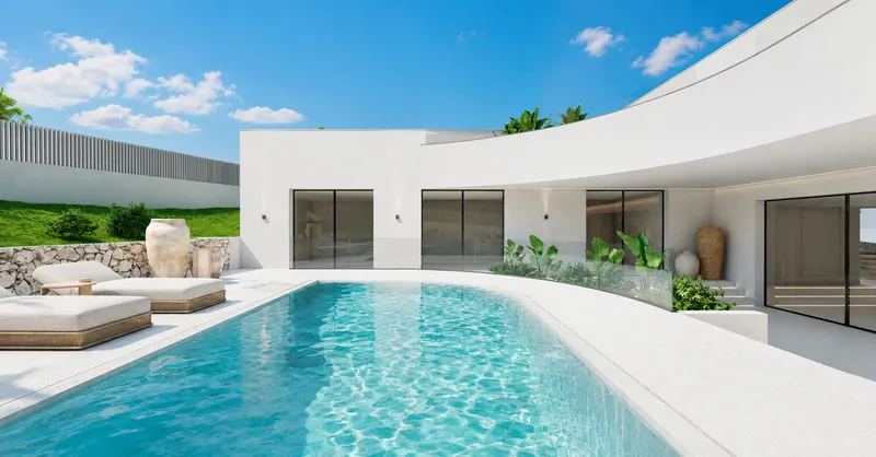 Building Plot with Approved Licence and Contemporary Villa Project in Nova Santa Ponsa — photo 3