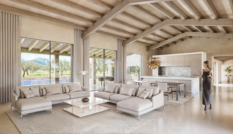 Binissalem ideal for country lovers plot for sale with mountain view — photo 3