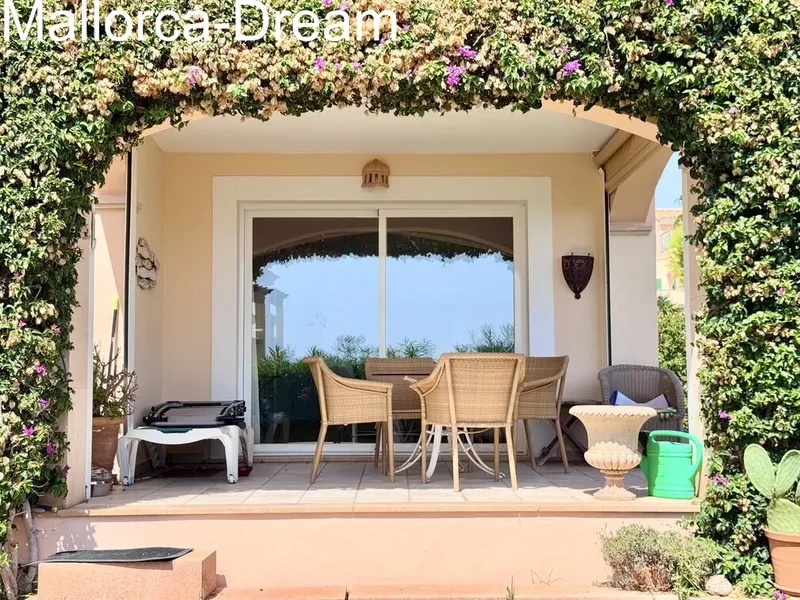 Porto Cristo Novo: A fantastic ground-floor apartment with sea views and a communal pool — photo 4