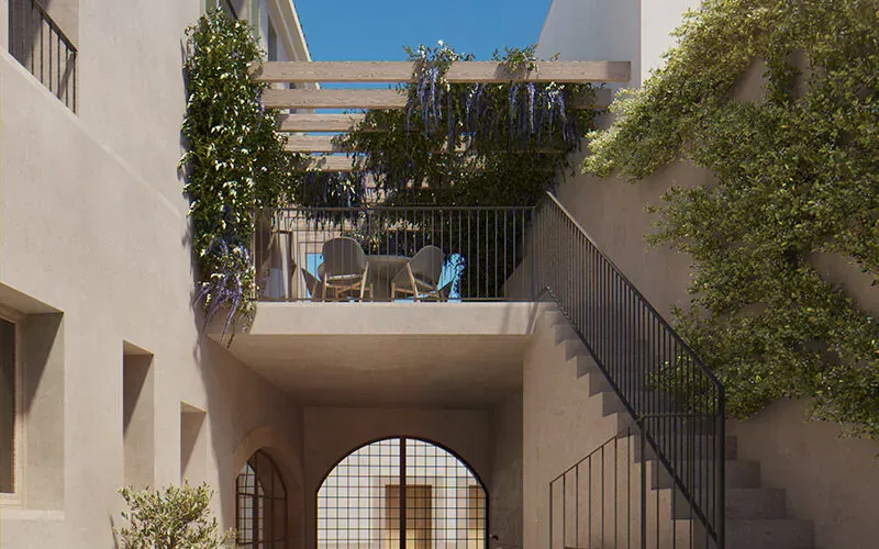 Design townhouse with patio pool and wine cellar as an old-town retreat in Artà – PM07401 — photo 3